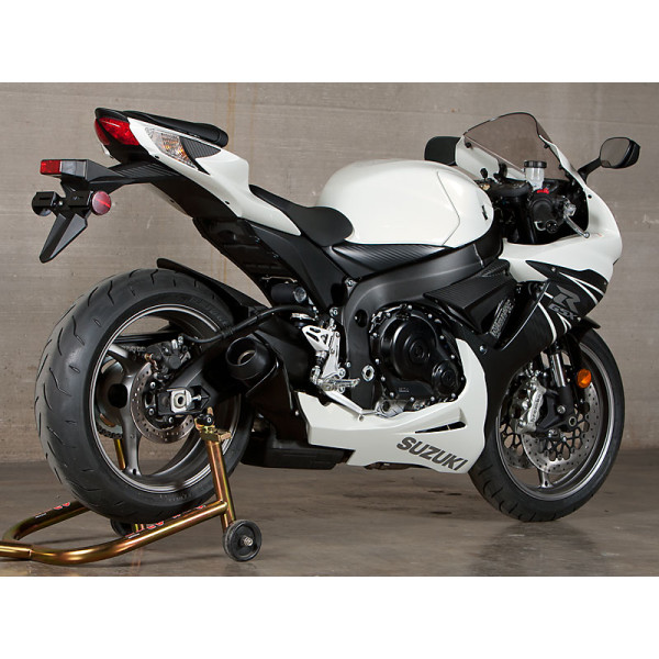 Gsxr750 2011モデル~ GPスリップオンブラックマフラー M4 Black 'GP' Slip-On 2011-2023 Suzuki GSX-R750 - SU6112-GP